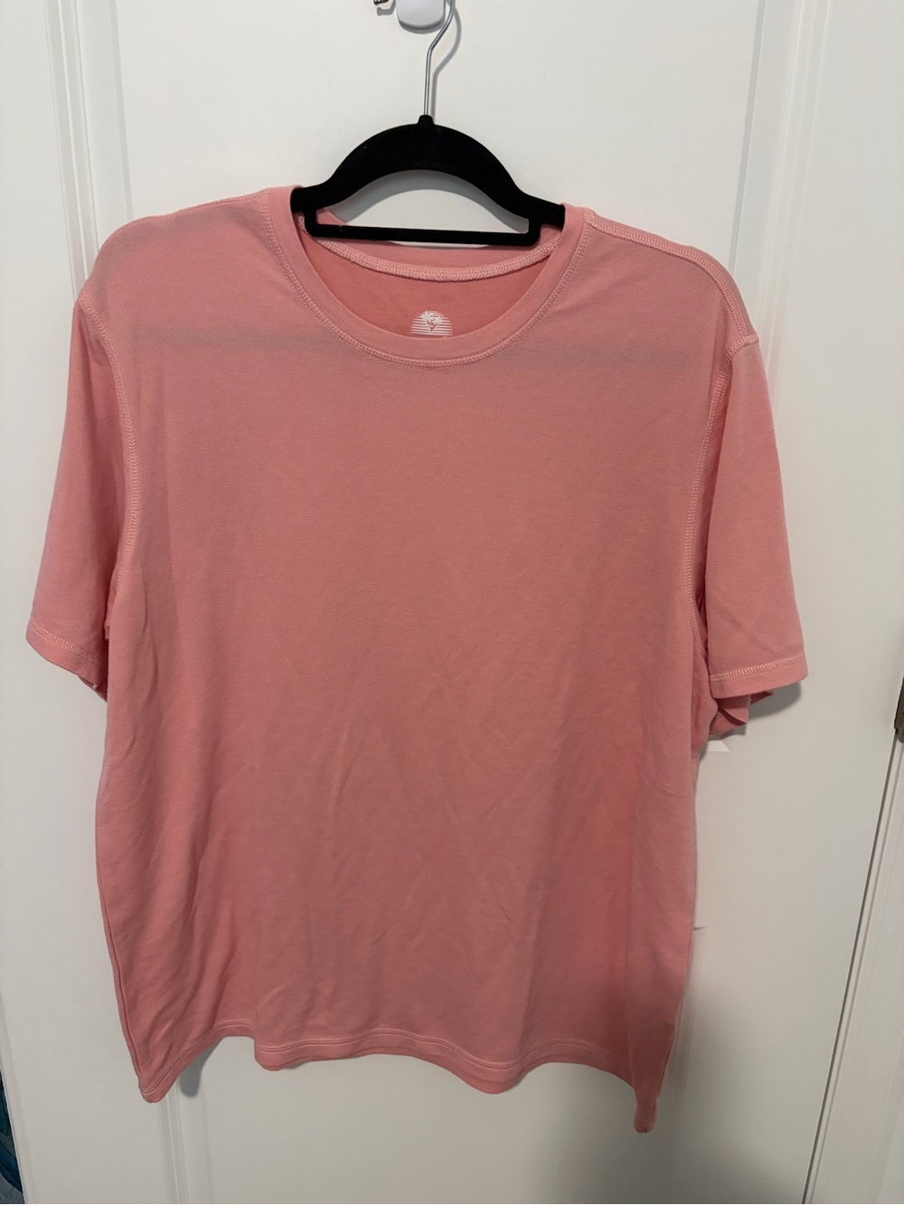 Havana Jim Men's Short Sleeve Crewneck T-Shirt in Salmon color